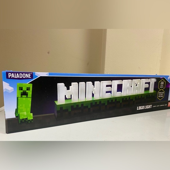 NWT! Original packaging, unopened. Minecraft Logo Light for desk or wall - Picture 9 of 9